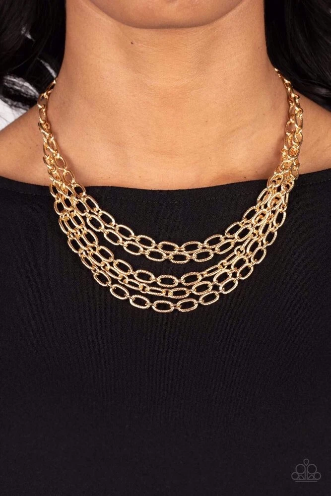 Paparazzi Necklace Gold House of Chain
