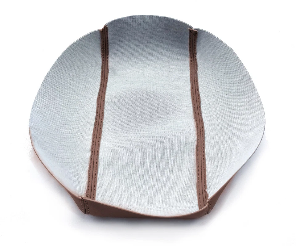 Compatível com 2009-2018 Subaru Forester console de couro vinil tampa apoio de braço capa marrom - Imagem 4 de 4