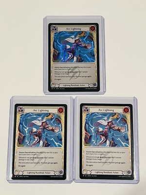 Flesh and Blood Rosetta- Arc Lightning Majestic Rainbow / Non Foil #ROS010 (3)