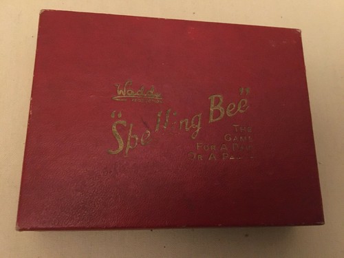 Vintage Card Game. Spelling Bee. Waddy Productions. Complete. Rules Free Postage