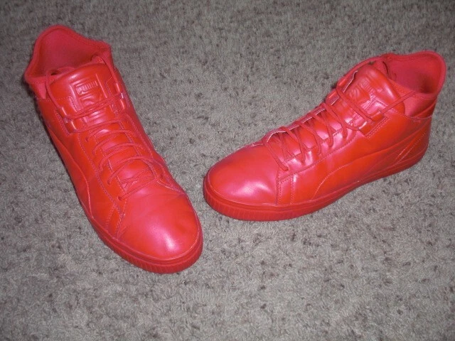 Sneakers casual PUMA triple rosse MID in pelle (361709 03) UOMO US 11 5