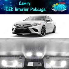 White LED Interior Lights Package Kit For 2007-2020 2021 2022 2023 Toyota Camry