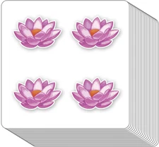 Lotus Flower Stickers 1In for Scrapbooking, Arts, Craft, Kids DIY, Calendars Jou