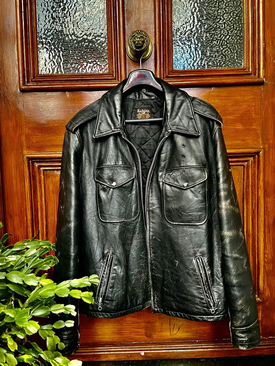 Nypd police leather clearance jacket