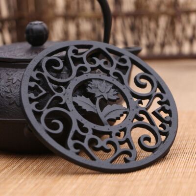 Heat Resistant Cast Iron Pan Stand Tea Pot Trivet Cooling Rack Pot Holder  Australia