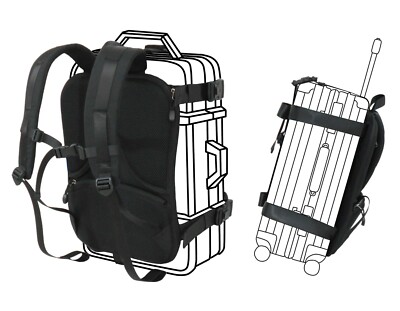 Luggage Backpack Conversion System Hardcase Carry On Trolley