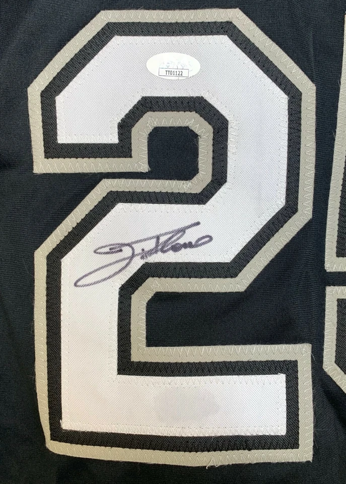Jim Thome autographed signed jersey MLB Chicago White Sox JSA COA Indians - Image 2 of 2