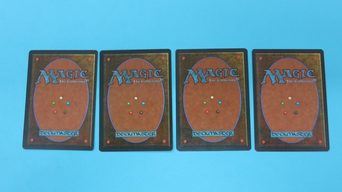 4x COOPERATION ENCHANT PLAYSET ICE AGE MTG MAGIC GATHERING NM