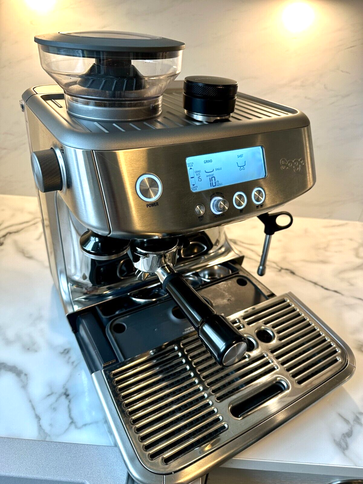 SAGE the Barista Pro SES878BSS Bar Espresso Coffee Machine Brushed