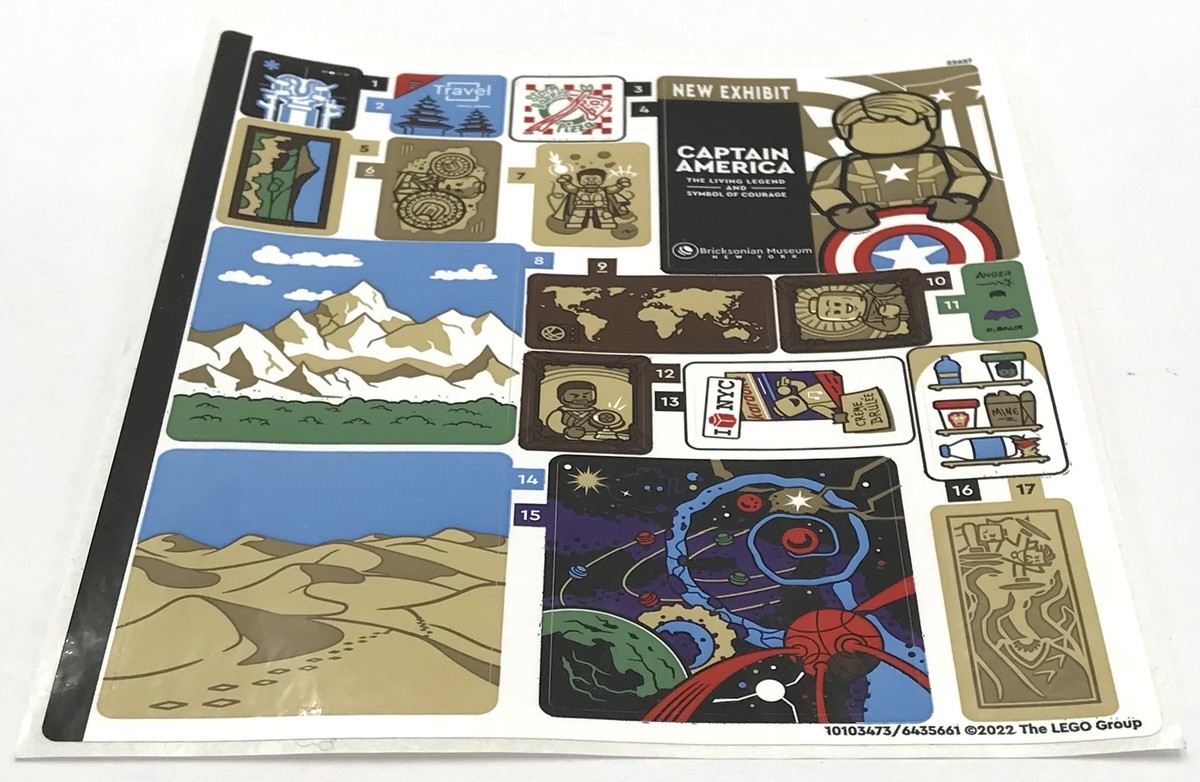 Lego New Sticker Sheet for Set 76218 Sheet 1 From Sanctum