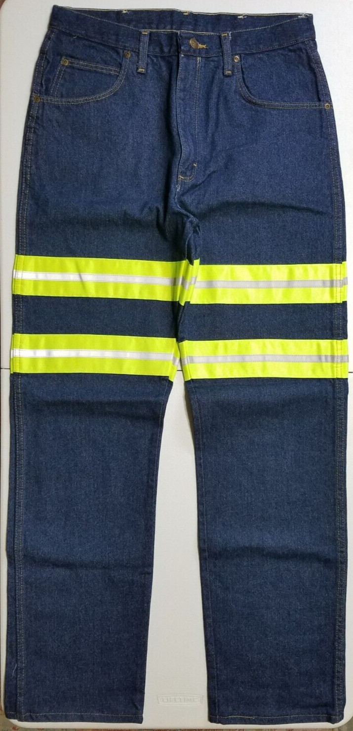Enhanced Visibility Industrial Work Uniform Relaxed Men's 34