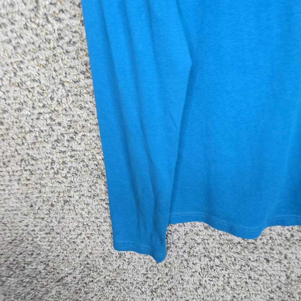 Talbots Cardigan Womens Large Blue Button Up Beaded Lightweight Casual Ladies - Image 3 of 4