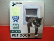 BRAND NEW OXGORD SMALL PET DOOR UP TO 15 LBS 4 WAY LOCK 8.85" x 7.85" PTDR0110