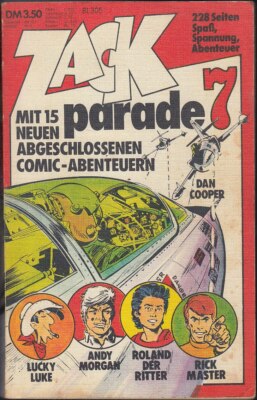 Zack Parade Taschenbuch Band 7 (Koralle 1974) Z 2-3