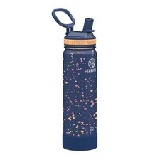 Takeya Actives 22 oz Vacuum Insulated Stainless Steel Water Bottle with Straw...