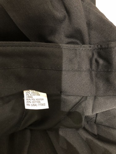 ZARA BASIC PANTALONE UOMO NERO FORMALE TAGLIA W-38"/EUR 46/US 36 L-42,5" (MT05) - Foto 9 di 10