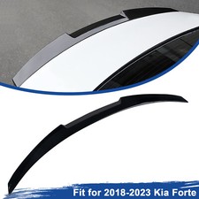 Trunk Spoiler Wing Fit For Kia Forte 2019-2024 Rear Trunk Lip Wing Glossy Black