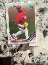 2019 BOWMAN CHROME PROSPECT CARD ST. LOUIS CARDINALS GENESIS CABRERA #BCP187