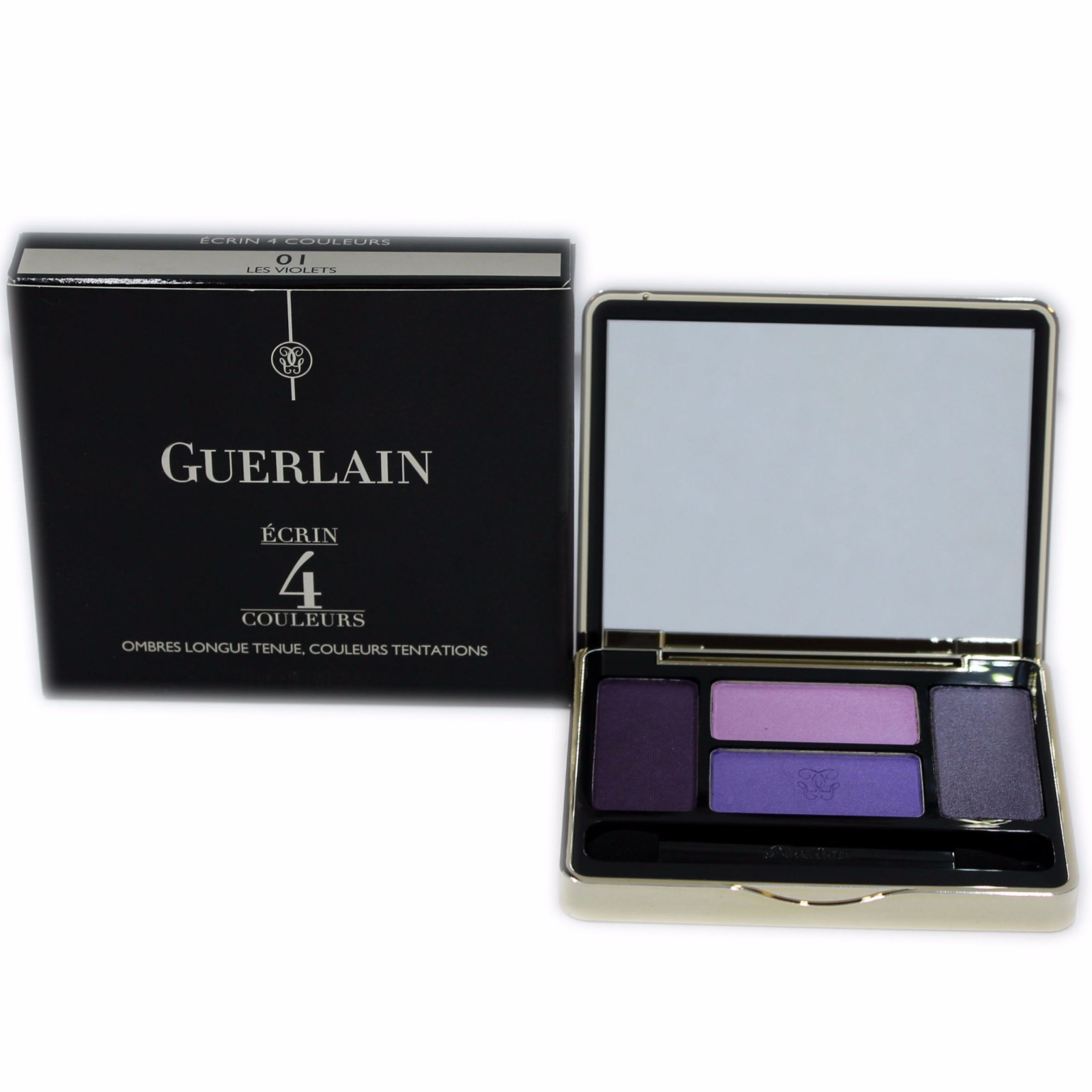 СТОЙКИЕ ТЕНИ ДЛЯ ВЕК GUERLAIN ECRIN 4 COULEURS 72 г 01 LES VIOLETS-411456 12190₽