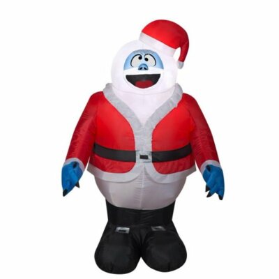 Gemmy 3.5' Airblown Disney Christmas Bumble Wearing Santa Suit Inflatable  
