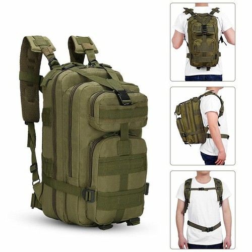 Táctica Para Hombres Paquete Asalto Militar Ejército Impermeable Bug 3D  Mochila | eBay