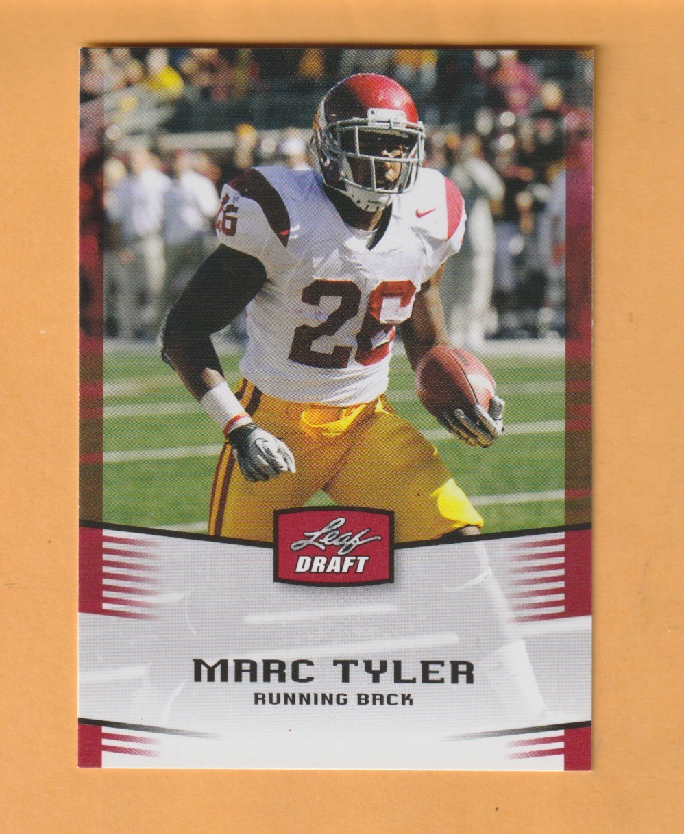 Marc Tyler USC Trojans 2012 Leaf Draft #30 RC Westlake Village California