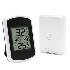 Digital Wireless Thermometer Weather Station Measurer Sensor Indoor Outdoor #New