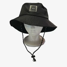 Avalanche Outdoor Boonie Bucket Hat One Size Black Foldable Beach Travel Logo