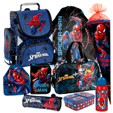 Spiderman 9 Teile Set Schulranzen Ranzen Marv...