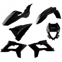 Plastikkit Schwarz Plastiksatz Passend FüR Beta RR 300 2-Takt Bj. 2018-2019