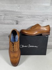 Oliver Sweeney Ledwell Brogue shoes in tan Size 7