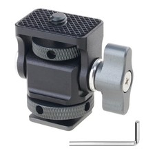 Snail PTZ Adjustable Damping Monitors Holder Hot Shoe Bracket Cold Shoe Mount