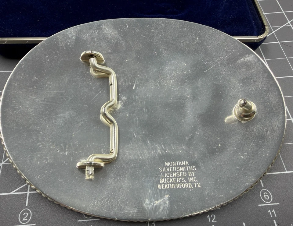 Montana Silversmith 1994-95 Bucking Bull del Año Hebilla de Cinturón (Bodacious) Foto 3 de 4