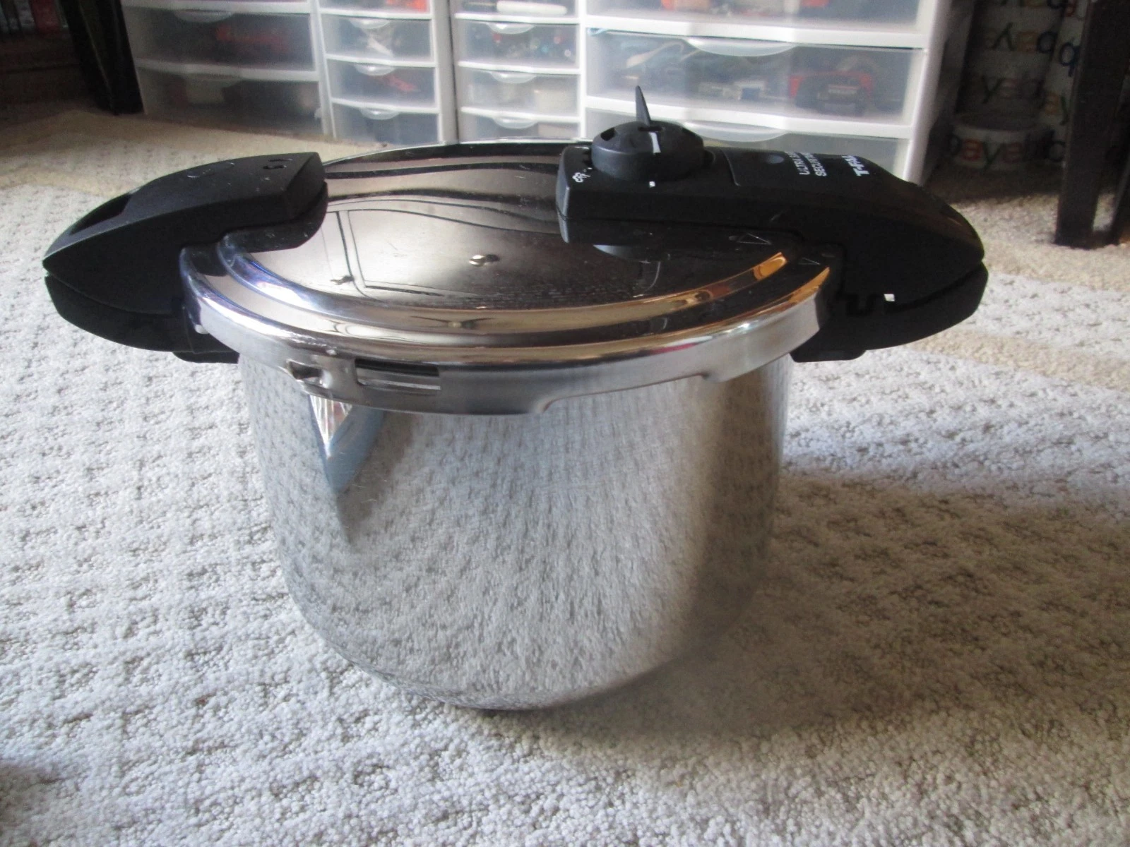 T-fal OPTIMA Ultra Safe Pressure Cooker Dutch Oven Cookware Stainless Steel 6L