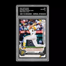 Graded 10 Konnor Griffin RC Rookie #49 2026 Topps Now MLB Debut Pirates 