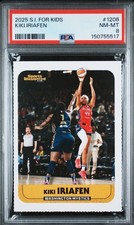KIKI IRIAFEN ROOKIE RARE MYSTICS Sports Illustrated SI for Kids WNBA 2025 PSA 8