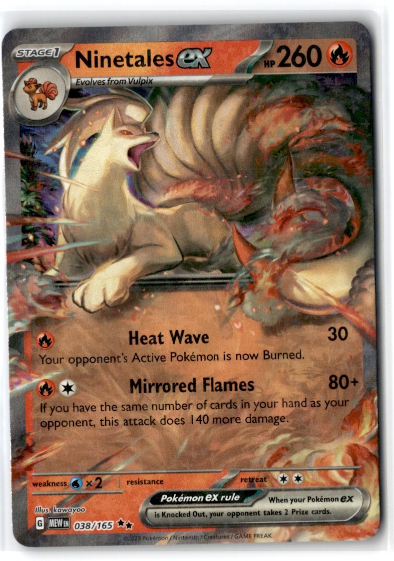 Scarlet & Violet Series - Scarlet & Violet - 151 Ninetales ex Double Rare #38