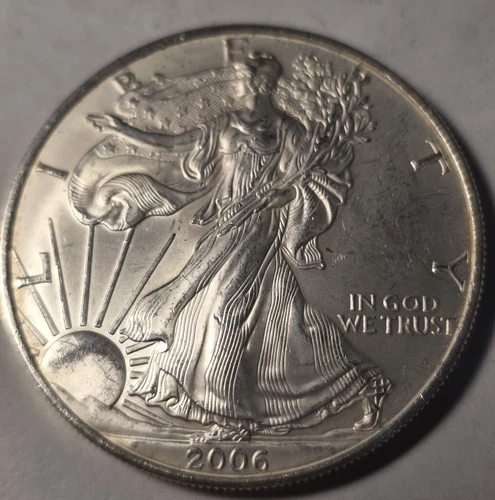 2006 Silver Eagle $1 Dollar 1oz Uncirculated .999 -MS-Brilliant Uncirculated-