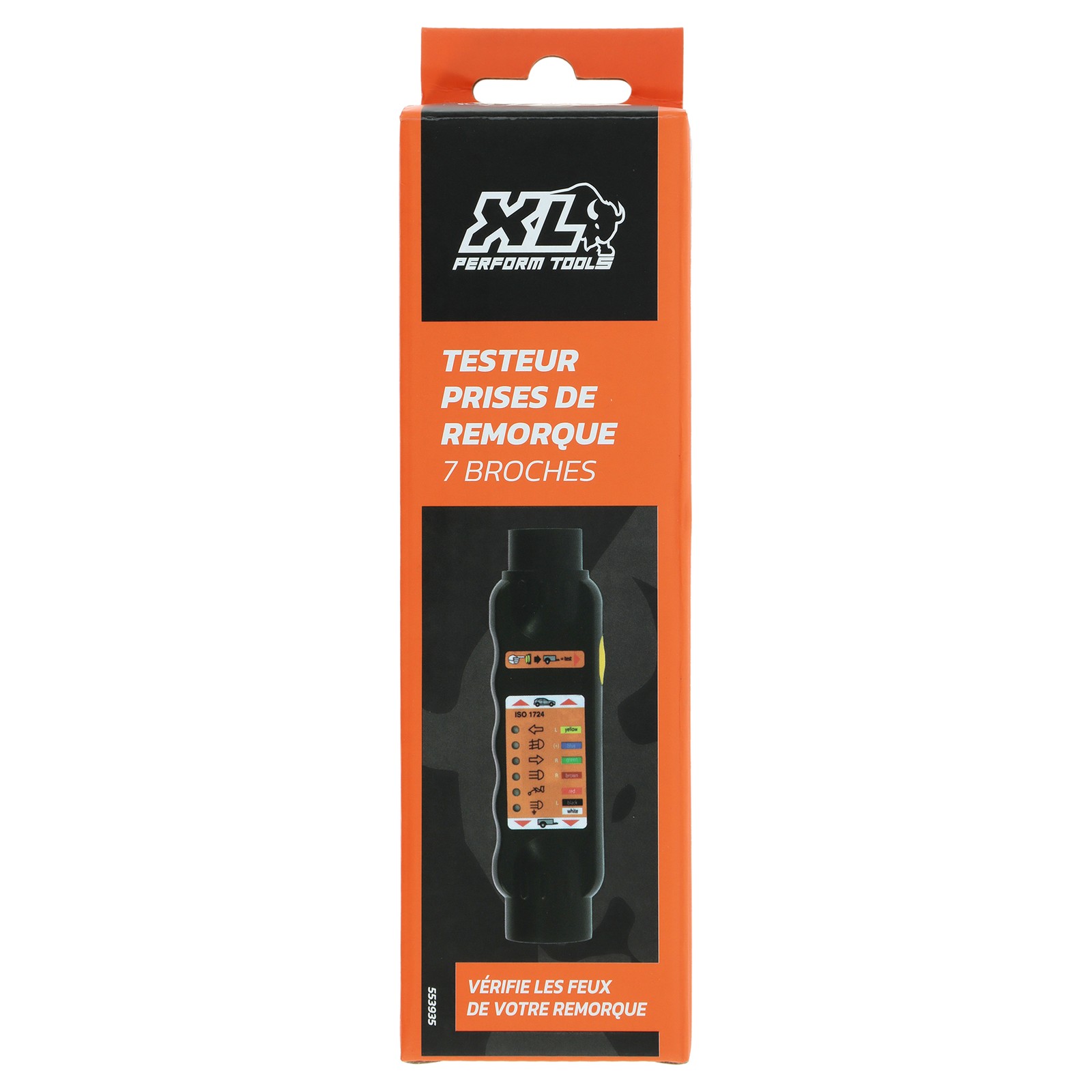 Testeur prise 7 broches avec indicateurs LED pour circuit 12V - 2