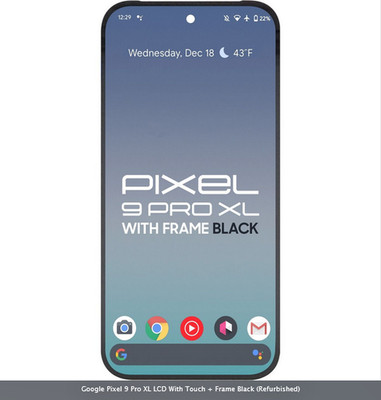 Google Pixel 9 Pro XL LCD Screen With Touch Digitizer & Frame Black