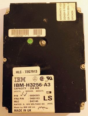 Festplatte IBM H3256-A3 256MB IDE 3,5'' DOS-formatiert