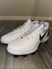 Nike Force Zoom Trout 9 Elite Low MCS White Baseball Cleats FZ0884-102 Sz 13