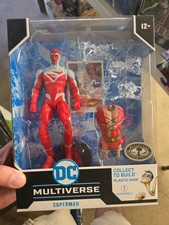 McFarlane Toys DC Multiverse Plastic Man SUPERMAN JLA Platinum Red Action Figure