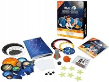 Mini Laboratorio Pianeti Spaziali Stelle Luminose Calendario Lunare Giocattolo Educativo +8 anni