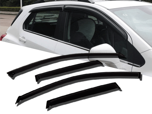 For 2003-2009 Mercedes-Benz E320 E350 E500 Smoke Window Visor Rain Guard 4pc Set - Picture 4 of 4