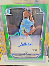 JOSE URBINA 2026 BOWMAN CHROME 1st BOWMAN GREEN LAVA REFRACTOR  AUTO#75/99*RAYS