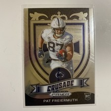 2021 Panini Prizm Draft Pat Freiermuth Crusade Rookie #173 - Pittsburgh Steelers