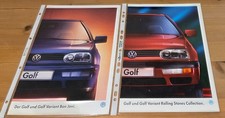 VW Golf 3 III + Golf  Variant Bon Jovi/ Rolling Stones Collection Prospekt