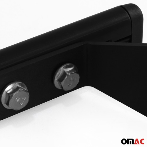 Barres de toit transversales pour Fiat Doblo 2010-2021 3 Pcs en Acier Noir - Photo 8/9