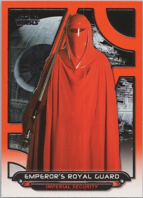 2017 Topps Star Wars Galactic Files Reborn - Orange #ROTJ-18 Royal Guard